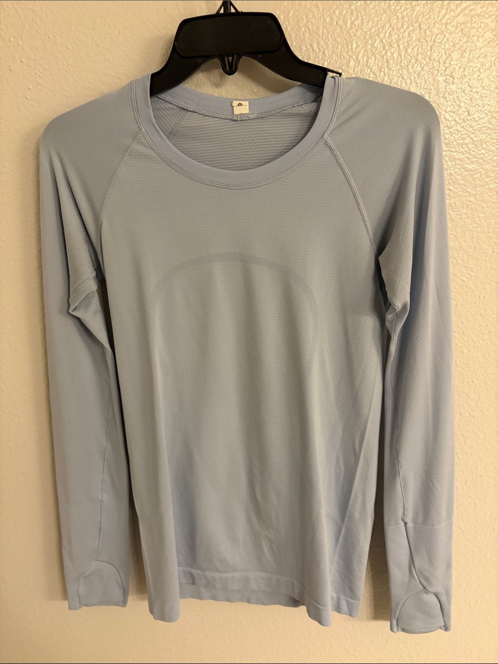 lululemon athletica Light Blue Long-Sleeve Crew Top
